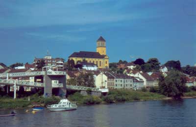 Blick auf Mainz-Weisenau